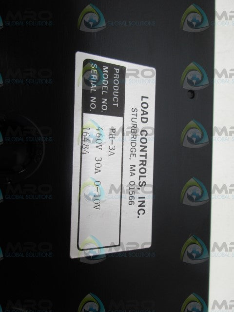 LOAD CONTROLS PH-3A 460V 30A 0-10V POWERCELL TRANSDUCER *NEW NO BOX*