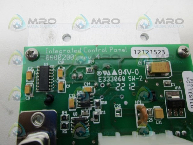 INDUSTRIAL MRO 86002001 REV.4 INTERGRATED CONTROL PANEL *NEW NO BOX*