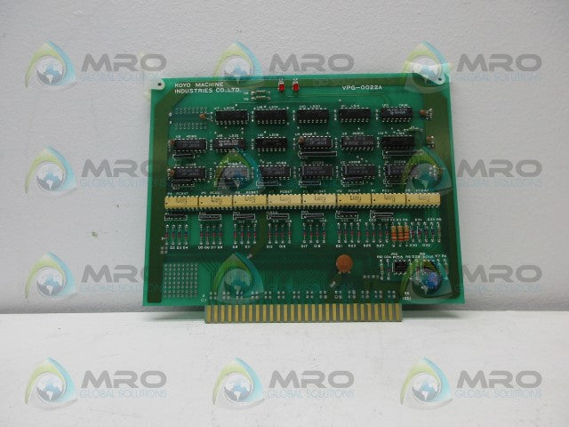 KOYO MACHINE VPG-0022A PC BOARD *NEW NO BOX*