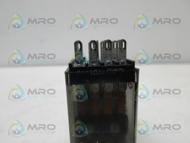 POTTER & BRUMFIELD KHAU-17D11-12 RELAY 12VDC *USED*