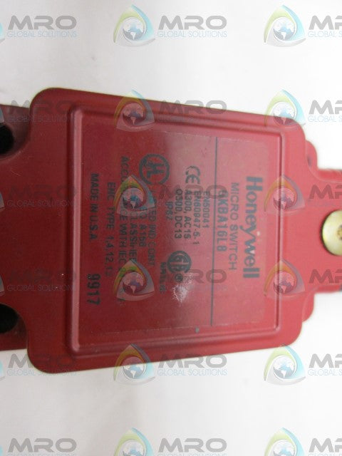 HONEYWELL GKBA16L8 MICROSWITCH *NEW NO BOX*