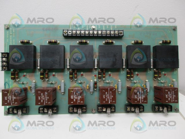 AJAX MAGNETHERMIC 72030A00 U-01-0205MK-A CIRCUIT BOARD *USED*