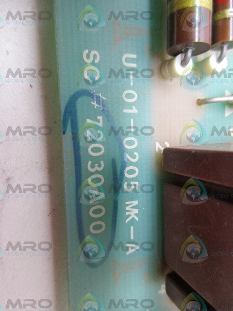 AJAX MAGNETHERMIC 72030A00 U-01-0205MK-A CIRCUIT BOARD *USED*