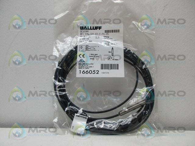 BALLUFF BES516-324-EO-C-PU-05 INDUCTIVE SENSOR  *NEW IN FACTORY BAG*