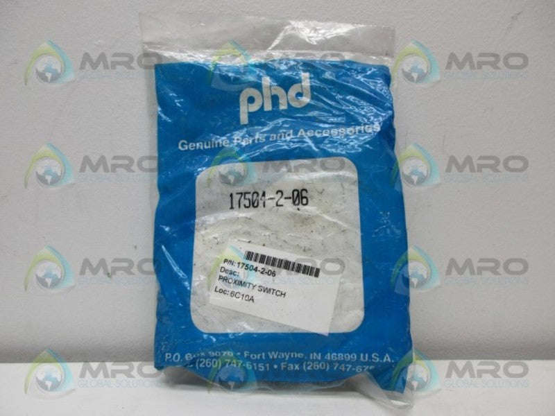 PHD 17504-2-06 * NEW IN FACTORY BAG *