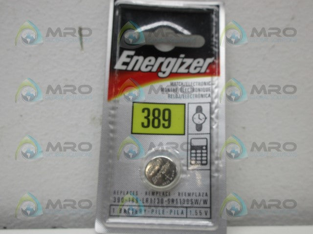 ENERGIZER 389 WATCH BATTERIES BUTTON CELL *NEW IN ORIGINAL PACKAGE*