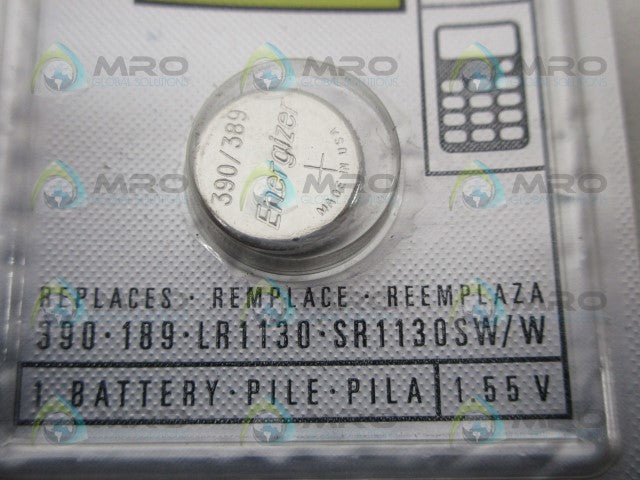 ENERGIZER 389 WATCH BATTERIES BUTTON CELL *NEW IN ORIGINAL PACKAGE*