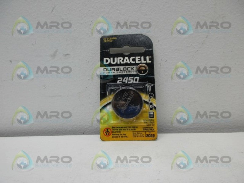 DURACELL DL2450 LITHIUM BATTERY *NEW IN ORIGINAL PACKAGE*