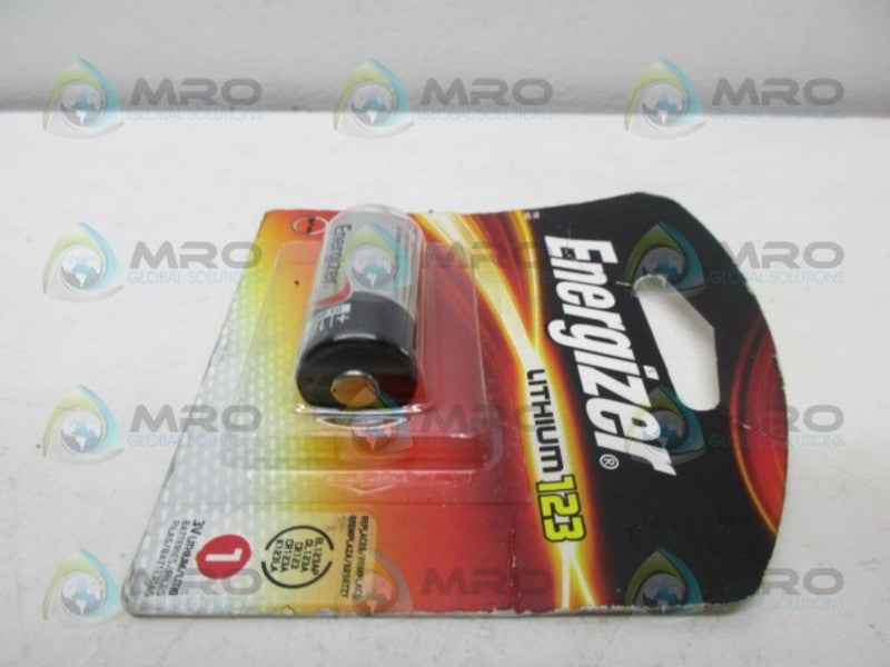 ENERGIZER 123 LITHIUM BATTERY *NEW IN ORIGINAL PACKAGE*
