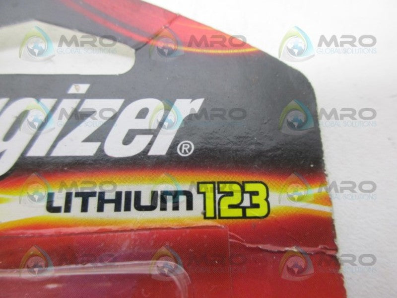 ENERGIZER 123 LITHIUM BATTERY *NEW IN ORIGINAL PACKAGE*