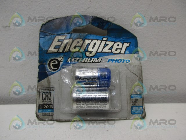 ENERGIZER CR2 LITHIUM PHOTO PK OF 2 *NEW IN ORIGINAL PACKAGE*