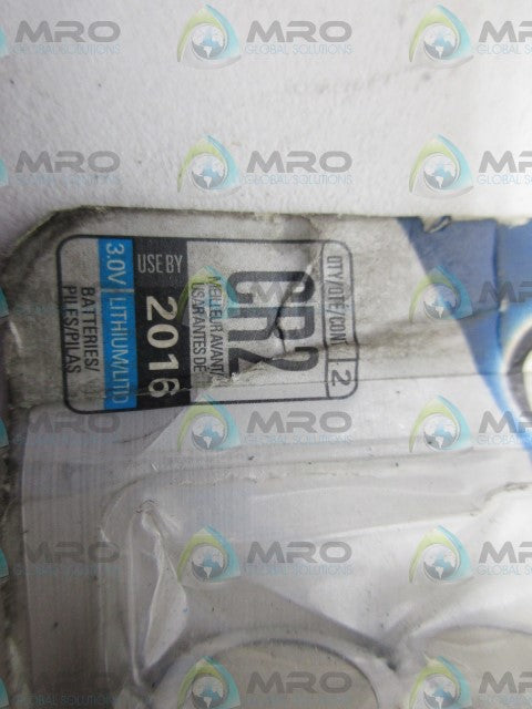 ENERGIZER CR2 LITHIUM PHOTO PK OF 2 *NEW IN ORIGINAL PACKAGE*
