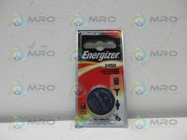 ENERGIZER CR2450 LITHIUM BATTERY *NEW IN ORIGINAL PACKAGE*