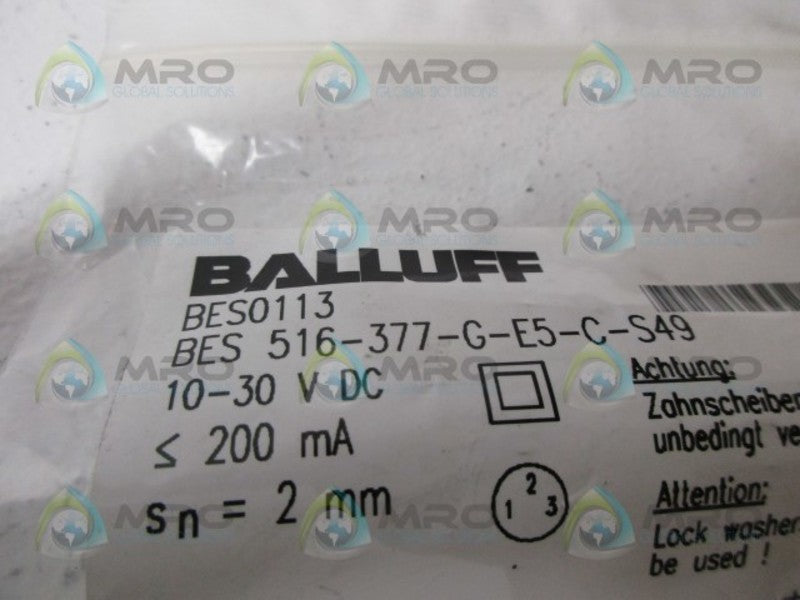 BALLUFF BES516-377-G-E5-C-S49 SENSOR *NEW IN FACTORY BAG*