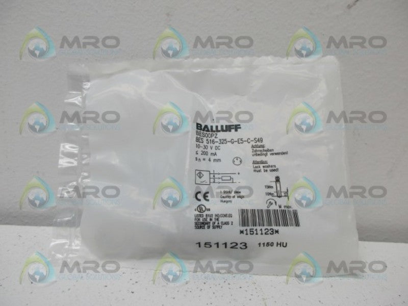 BALLUFF BES516-325-G-E5-C-S49 INDUCTIVE SENSOR * NEW IN FACTORY BAG *