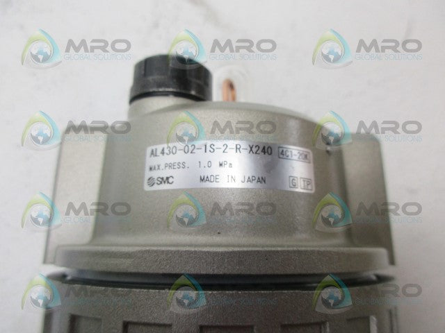 SMC AL430-02-1S-2-R-X240 REGULATOR LUBRICATOR *NEW NO BOX*