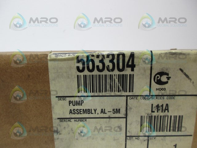 GRACO 563304 PUMP ASSEMBLY *FACTORY SEALED*