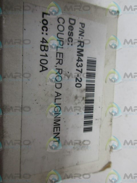 RAMS RM437-20 COUPLER ROD ALIGN MENT *NEW IN BOX*