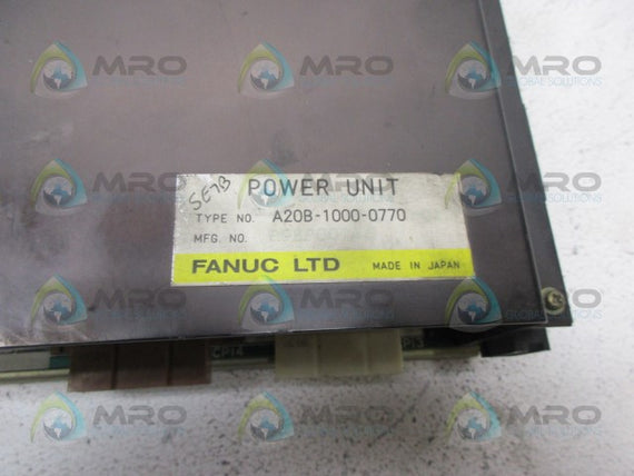 FANUC  A20B-1000-0770 POWER UNIT *USED*