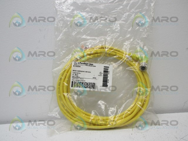IFM EFECTOR E18204 CONNECTOR *NEW IN FACTORY BAG*