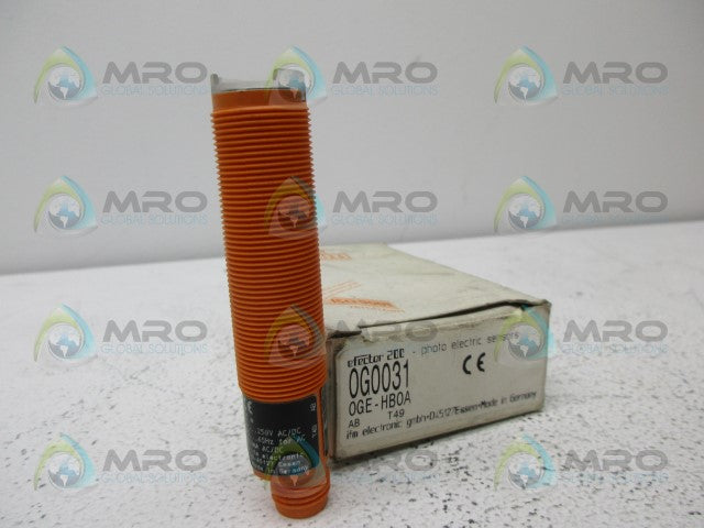IFM EFECTOR OG0031 PHOTO ELECTRIC SENSOR *NEW IN BOX*