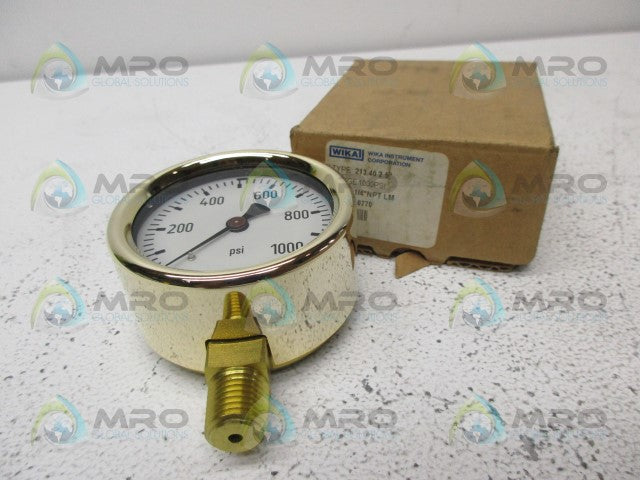 WIKA 9310770 PRESSURE GAUGE *NEW IN BOX*