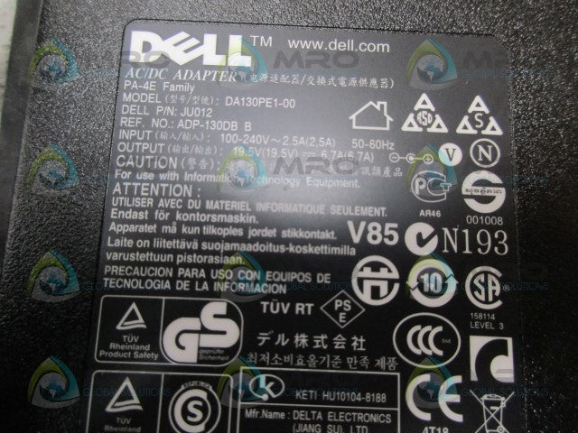 DELL JU012 AC/DC ADAPTER * NEW NO BOX *