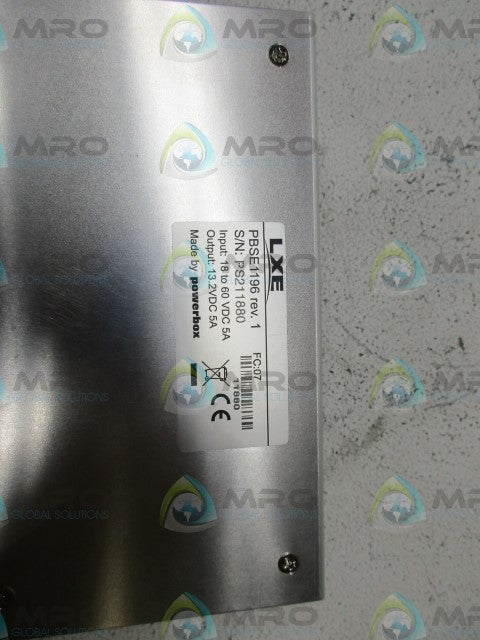 LXE PBSE1196 REV.1 POWEWR SUPPLY *NEW NO BOX*