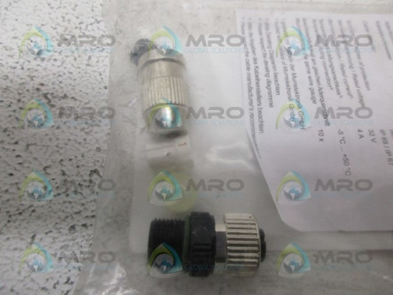 IFM EFECTOR E18059 MALE SENSOR CONNECTOR * NEW IN FACTORY BAG *