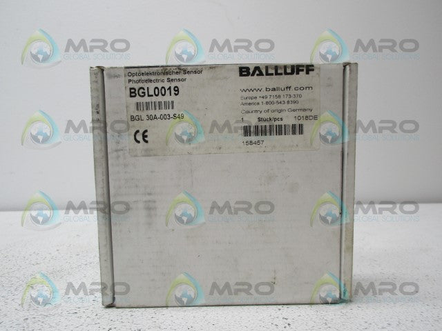 BALLUFF BGL0019 FORK SENSOR *NEW IN BOX*