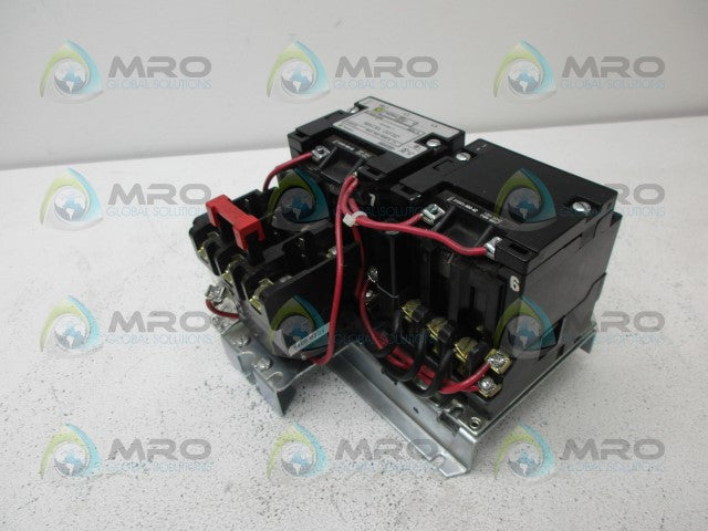 SQUARE D 8736SC08S COIL REVERSING STARTER W/OUT HEATER *USED*
