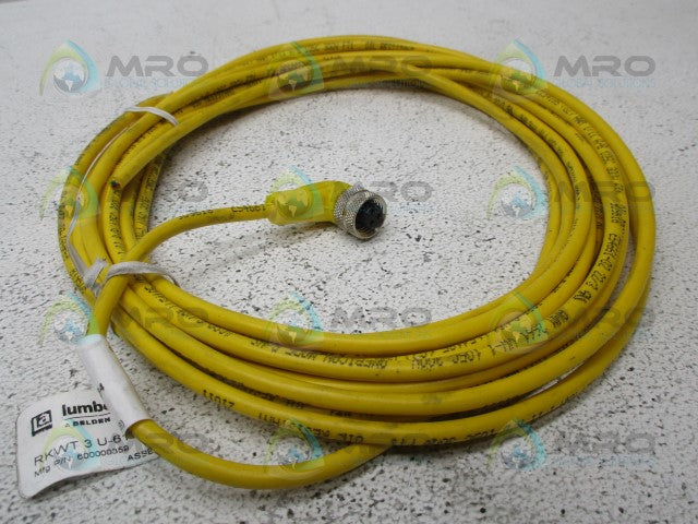 LUMBERG AUTOMATION RKWT-3-U-618/20F CORDSET *NEW NO BOX*