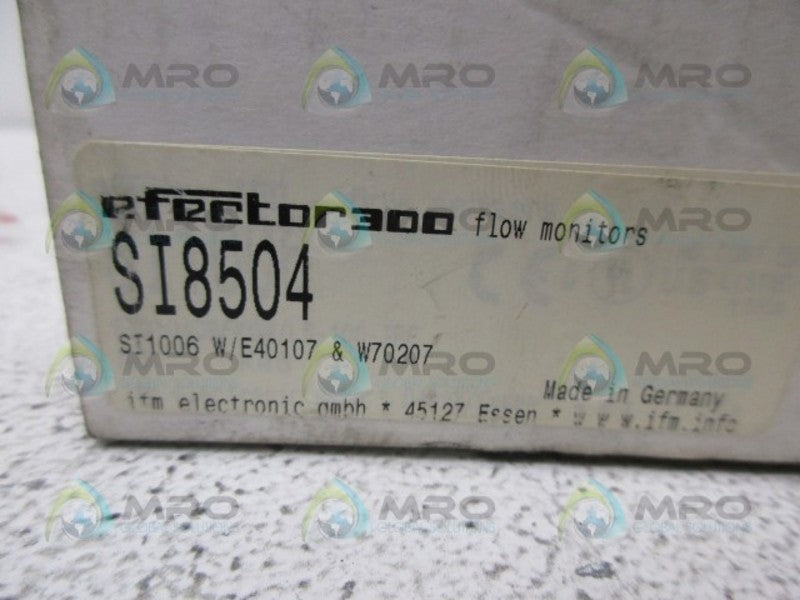 IFM EFECTOR SI8504 FLOW MOITOR KIT *NEW IN BOX*