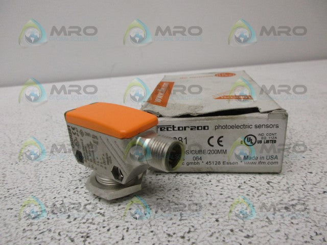 IFM EFECTOR OGH281 OPTICAL PROXIMITY SENSOR *NEW IN BOX*
