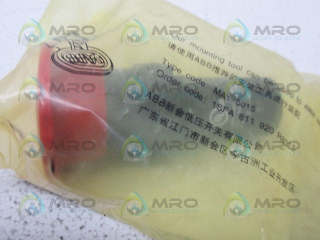 ABB 1SFA619550R1051 EMERGENCY STOP PUSH BUTTON RED *NEW IN FACTORY BAG*