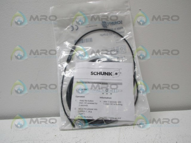 SCHUNK MMSK-P 22-S-PNP SENSOR SWITCH *NEW IN FACTORY BAG*