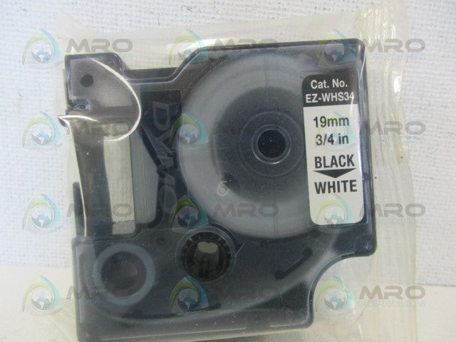 THOMAS & BETTS EZ-WHS34 WHITE LABELING TAPE *NEW IN BOX*