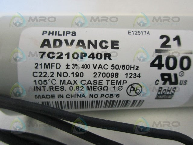 PHILIPS ADVANCED 7C210P40R REPLACEMENT CAPACITOR KIT *NEW IN BOX*