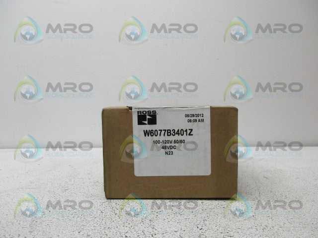 ROSS W6077B3401Z DOUBLE SOLENOID VALVE *FACTORY SEALED*
