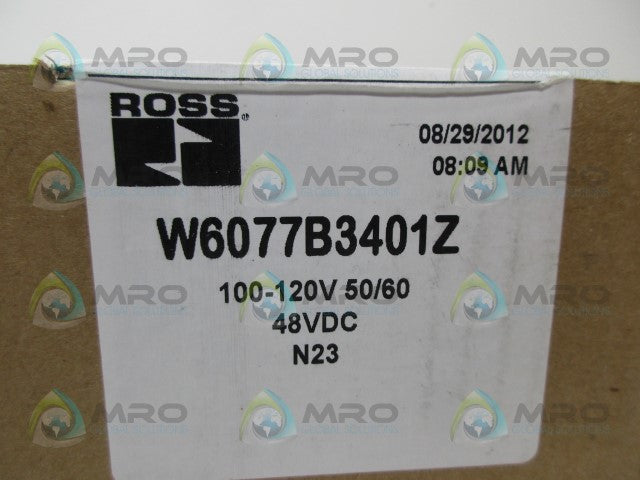 ROSS W6077B3401Z DOUBLE SOLENOID VALVE *FACTORY SEALED*