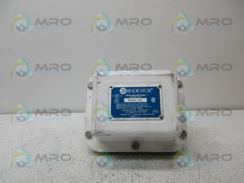BINDICATOR MODEL RB ROTO-BIN-DICATOR *NEW NO BOX*