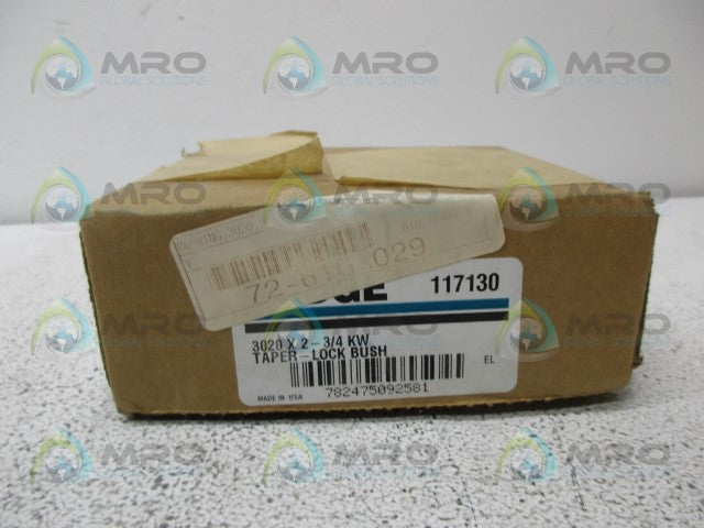 DODGE 117130 3020 TAPER LOCK BUSHING 2-3/4" *FACTORY SEALED*