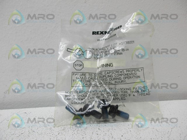 REXNORD 4301912KIT SCREW REPAIR KIT PK OF 4 *NEW IN FACTORY BAG*
