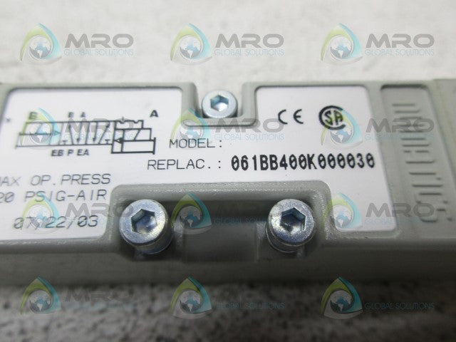 NUMATICS 061BB400K000030 SOLENOID VALVE *NEW NO BOX*