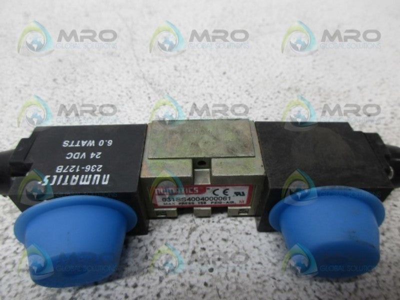 NUMATICS 031SS4004000061 SOLENOID VALVE *NEW NO BOX*
