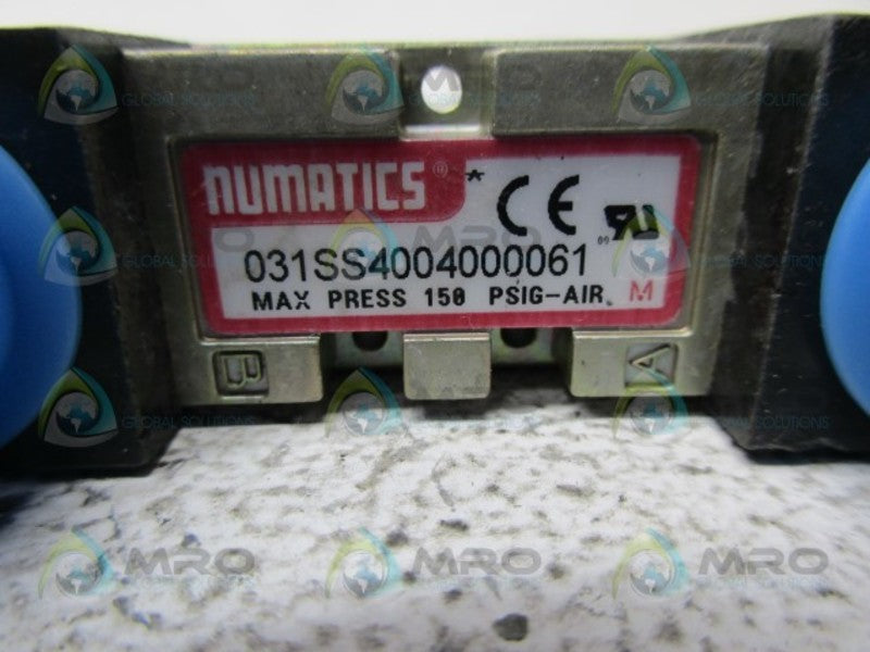 NUMATICS 031SS4004000061 SOLENOID VALVE *NEW NO BOX*