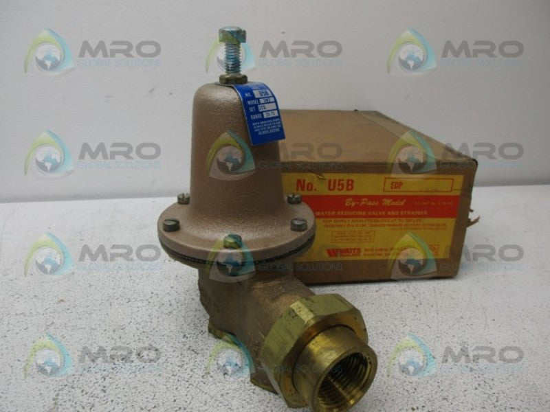 WATTS U5B WATER REDUCING VALVE & STRAINER *NEW IN BOX*