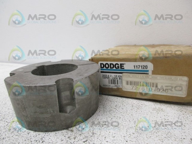 DODGE 117120 3020 TAPER LOCK BUSHING 2-1/8" *NEW IN BOX*