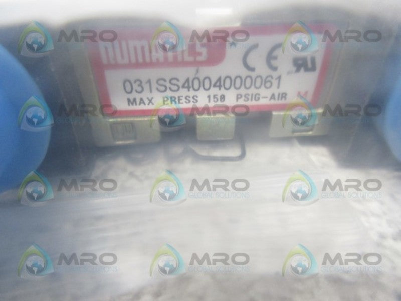 NUMATICS 031SS4004000061 SOLENOID VALVE *NEW IN FACTORY BAG*