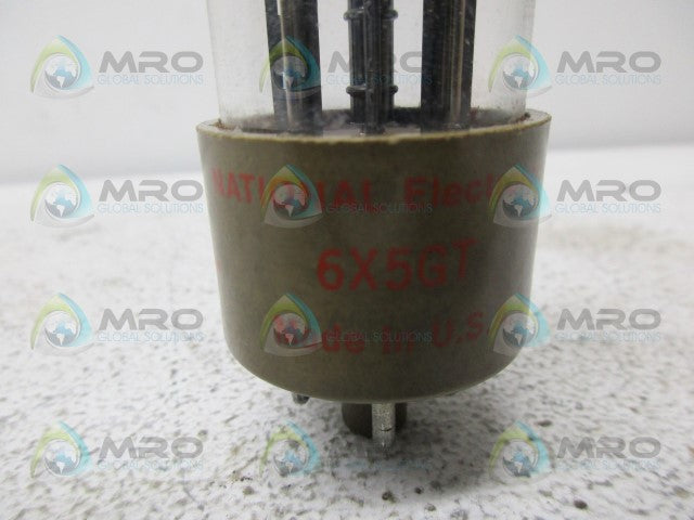 NATIONAL ELECTRONICS 6X5GT TUBE *NEW IN BOX*